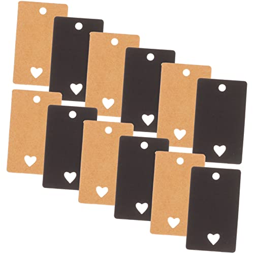 DIKACA Anzeigen Kleidungsschilds Tags Hollow Heart Tags Marking Tags Hanging Label Geschenkanhänger Wedding Favor Tags Clothing Display Tags for Craft Jewelry Pricing von DIKACA