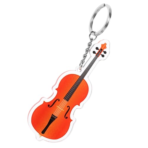 DIKACA Cello Schlüsselanhänger Geldbörse Schlüsselanhänger Schlüsselanhänger Schlüsselanhänger Instrumenten Schlüsselanhänger Instrument Charms Schlüsselanhänger Ornament von DIKACA