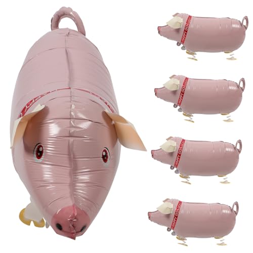 DIKACA Kinder Aufblasbare Ballon Aufblasbarer Ballon für Kinder Schweineballons Schweineförmige Jumbo Ballons Aufblasbare Ballonspielzeuge Kinderspielzeug Ballonspielzeug Gehende von DIKACA