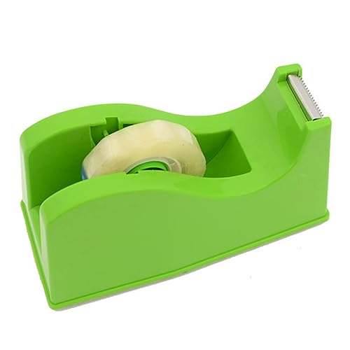 DIKACA Klebebandhalter Und Schneidemaschine Für Bürobedarf Multifunktionaler Tape Cutter Für Verpackungen Umzüge Und Versand Zufällige Farbe Ideal Für Klebeband Und Seidenpapier von DIKACA