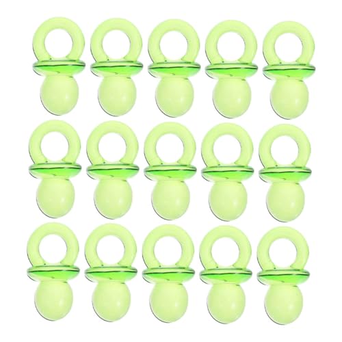 DIKACA Mini Shower Favor Schnuller Aus Klarem Miniatur Schnuller Für Shower Deko DIY Shower Tischdeko Für Jungen Und ädchen von DIKACA