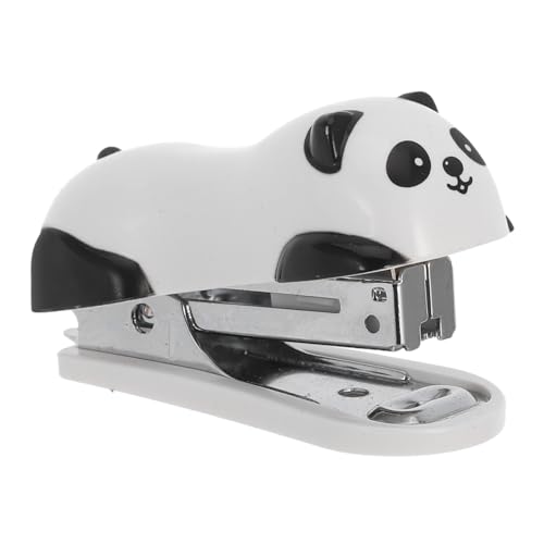 DIKACA Niedlicher Panda Mini Schreibtischhefter Handhefter Für Büro Und Schule Inklusive Heftklammern Kawaii Design Ideal Für Und Studenten Platzsparend Und Funktional von DIKACA