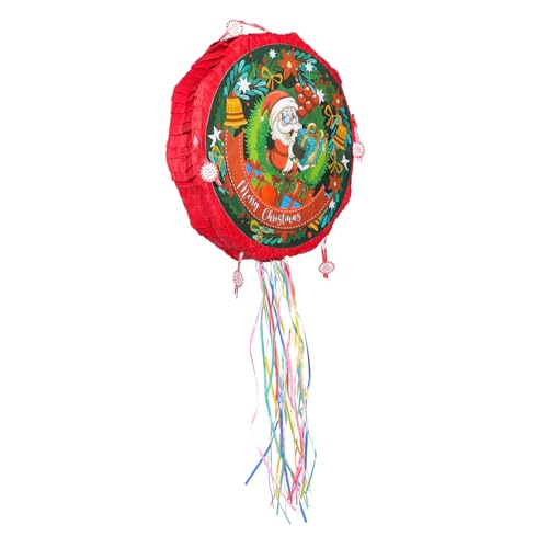 DIKACA Pinata Aus Papier Mexikanische Pinata Weihnachten Weihnachtsfeier Piñata Weihnachts-piñata Pinata Zum Thema Weihnachten Gefüllte Pinata-requisite Hängendes Dekor Piñata Schmücken von DIKACA