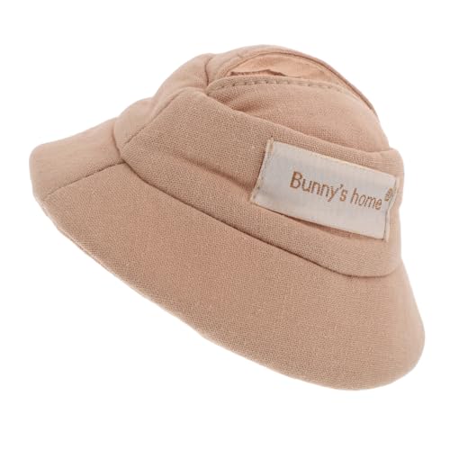 DIKACA Puppenhut Aus Kleber Mini Hüte Hut Puppendekor Hut Für Mini Hauspuppe Miniaturhut Süße Puppenkappe Hutzubehör Für Puppen Mini Puppenhüte Puppenzubehör Puppenhüte Khaki von DIKACA