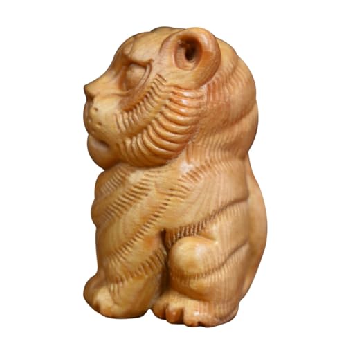 DIKACA Sternzeichen Tiger Ornament Autodekoration Spielzeugtiere Auto-dekor Süßes Tier Hamsterkäfig Desktop-Dekoration Dekor Für Den Tisch Feng-Shui Vintage Wohnkultur Vintage-dekor Thuja von DIKACA