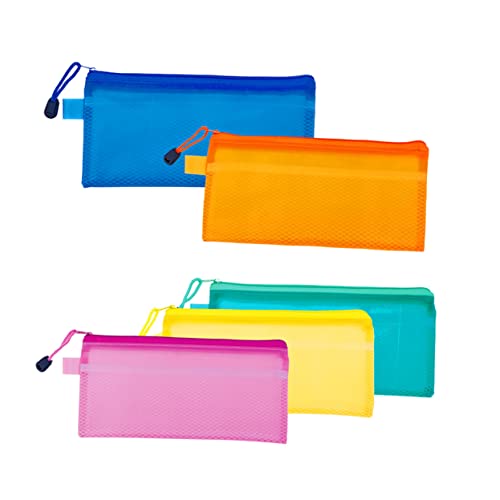 DIKACA Wasserdichte Dokumententasche mit Reißverschluss Matte Oberfläche Strapazierfähiger Netztasche Vielseitig für Büro und Reisen Teiliges Praktische Aufbewahrung Zufällige Farbe DIKACA Wasserdichte Dokumententasche mit Reißverschluss Matte Oberfläche Strapazierfähiger Netztasche Vielseitig für Büro und Reisen Teiliges Praktische Aufbewahrung Zufällige Farbe von DIKACA