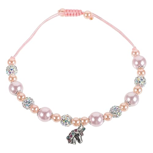 DIKACA Zartes Perlenarmband Mit Einhorn Charm Für Damen | Filigraner Damenschmuck Bunten Neon Glasperlen | Ideal Für ädchen Und Frauen von DIKACA