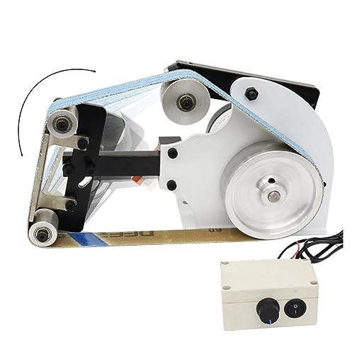 Doppelschleifmaschine, Bandschleifer, 700 W Mini DIY Band Sander Schleifen Polieren Maschine 660x25mm Sand Gürtel Schleif Gürtel Grinder Messer Spitzer Werkzeuge zum Schärfen von DIKAMAN