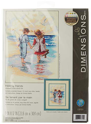 Dimensions Gezählter Kreuzstick Set, Holding Hands von Dimensions