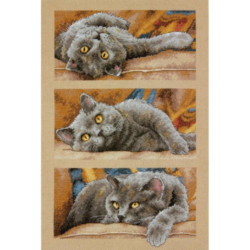 Dimensions Gezählter Kreuzstick Set, Max The Cat, 1.45 x 23.52 x 32.74 cm von Dimensions