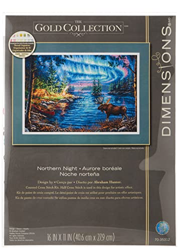 Dimensions Gezählter Kreuzstick Set, Northern Night von Dimensions