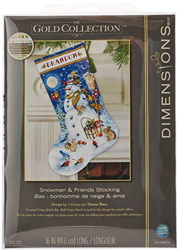 Dimensions Gold Collection -Snowman & Friends von Dimensions