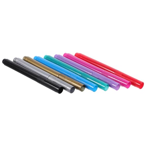 DINHEAROM 8 Stück Marker Zeichnen Mit Plastikstiften Plastikmarkierungen Farbmarkierungsstifte Aus Kunststoff Kunststoff-farbstifte-set Weinstifte Für Gläser, Waschbar Pp DINHEAROM 8 Stück Marker Zeichnen Mit Plastikstiften Plastikmarkierungen Farbmarkierungsstifte Aus Kunststoff Kunststoff-farbstifte-set Weinstifte Für Gläser, Waschbar Pp von DINHEAROM