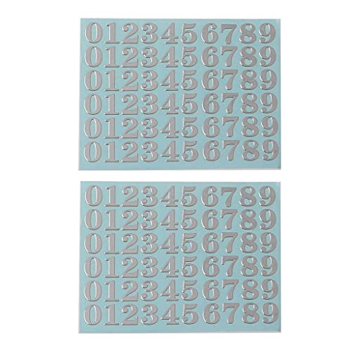 2 Blätter Glitzer Buchstaben Aufkleber Selbst Kleber Digitaler Metallaufkleber 26 Buchstaben Aufkleber Dekoration A Z Sticker von DINSOAVR