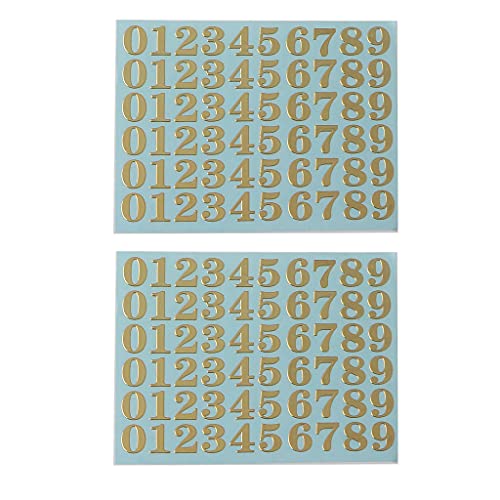 2 Blätter Glitzer Buchstaben Aufkleber Selbst Kleber Digitaler Metallaufkleber 26 Buchstaben Aufkleber Dekoration A Z Sticker von DINSOAVR