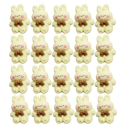 20 PCs/Set Harzhasen Bären Flatback Perlen Cartoon Tierhandwerk Für Telefon Für Gehäuse Halsketten Armbänder Earrin Earrin von DINSOAVR