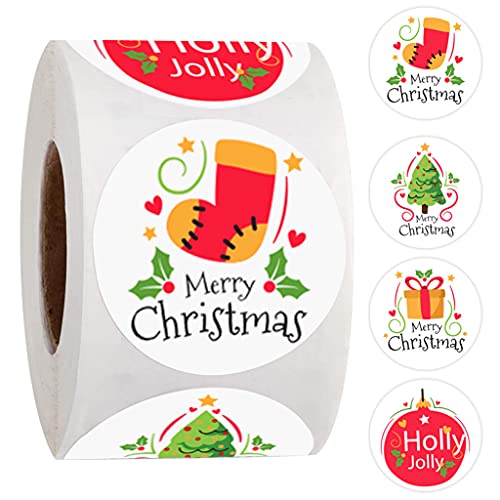 500pcs Aufkleber 4 Design Runde Holiday Label Aufkleber Für Backkarten Umschlag Schreibweise von DINSOAVR