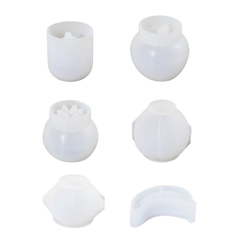 6Pcs Obst Geformte Silikon Formen Für Epoxidharz Kerze Gips Dekorationen Künstliche Obst Modelle Hause Dekoration von DINSOAVR