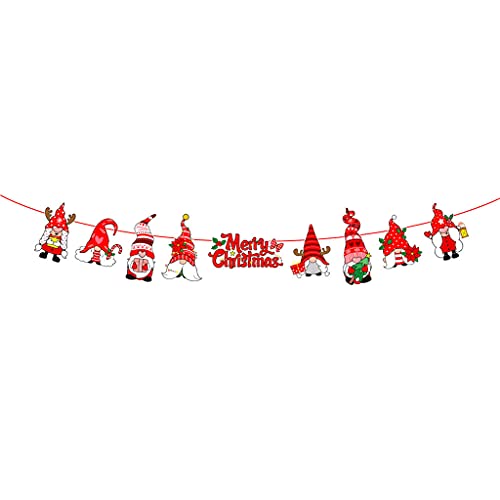 DINSOAVR Für Für Santa Tomte Hanging Paper Bunting G. von DINSOAVR