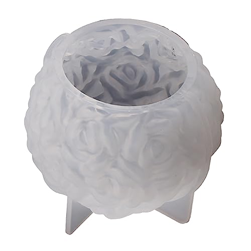 Kerze Silikonformen 3D Rose Blumenball Duft Kerzenform Für Aromatherapie Handgefertigte Seife Making Craft Home Decor von DINSOAVR