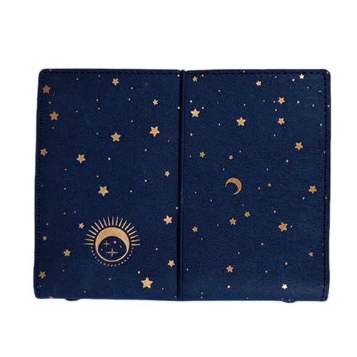 Starry Journal Notizbuch Elastischer Schnurverschluss Nachfüllbares Bindemittel Notizbuch Unliniertes Papier Für Damen Und Herren Zum Schreiben von DINSOAVR