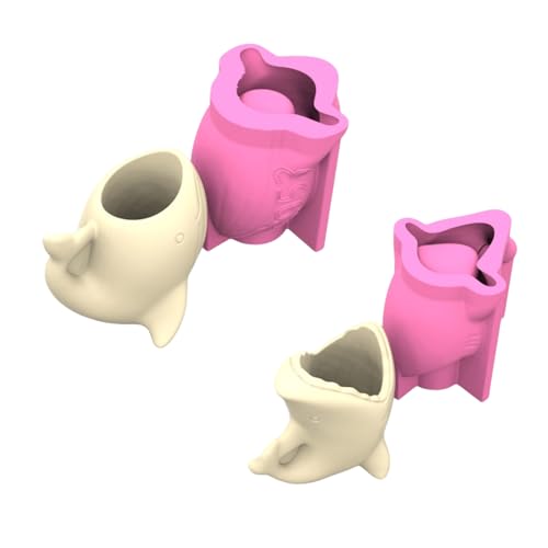 Sukkulenten Übertopf Silikonform Handgefertigte Betonvase Gießform Walform Zur Herstellung Von Harz Epoxidharz Bastelstifthalter von DINSOAVR