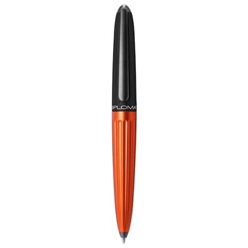 DIPLOMAT Aero Orange Schwarz Kugelschreiber/Handgefertigt/mit Geschenkbox, D40313040 von DIPLOMAT