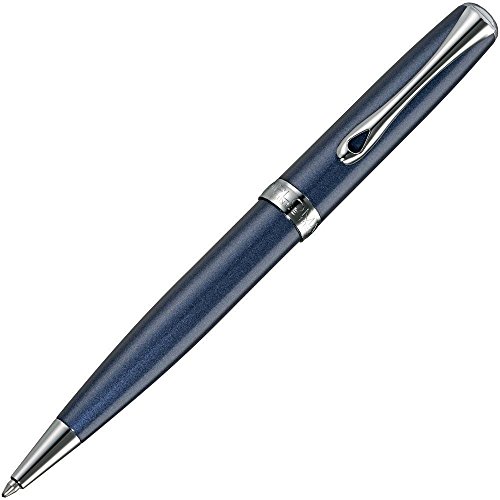 DIPLOMAT - Kugelschreiber Excellence A2 Midnight blue Chrom easyFlow - Schick und elegant - Lange Lebensdauer - Dunkelblau - 5 Jahre Garantie von DIPLOMAT