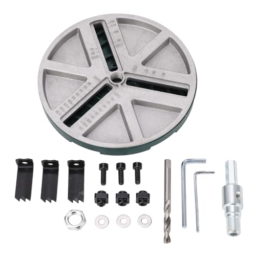 Einstellbarer Lochsägewerkzeug Multifunktion ein verstellbarer Stanzsäge 45 130 mm Durchmesser für Holzbearbeitung DIY -Projekte Aluminiumlegierung ABS -Material 14,5 cm 410g Einstellbarer Lochsägewerkzeug Multifunktion ein verstellbarer Stanzsäge 45 130 mm Durchmesser für Holzbearbeitung DIY -Projekte Aluminiumlegierung ABS -Material 14,5 cm 410g von DIRBAK