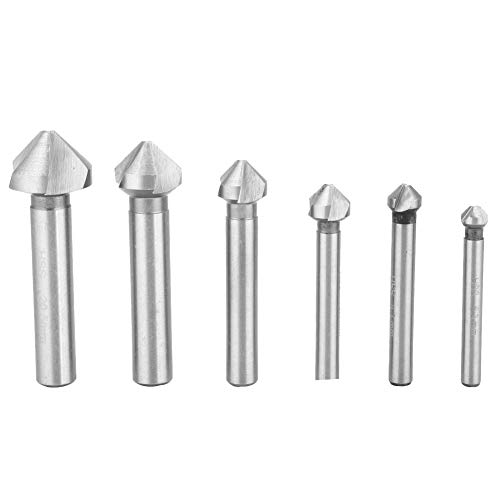 HSS -Kampagnee Blade 6pcs Holzbearbeitungskammer Router Bit Set 3 Flöte Voller Erdbekleidung Cutter für Kohlenstoffstahl Eisenplatte PVC Holzplatine 6 Größen inbegriffen HSS -Kampagnee Blade 6pcs Holzbearbeitungskammer Router Bit Set 3 Flöte Voller Erdbekleidung Cutter für Kohlenstoffstahl Eisenplatte PVC Holzplatine 6 Größen inbegriffen von DIRBAK