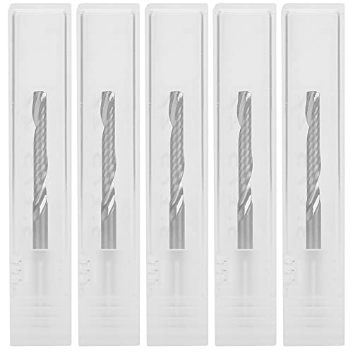 Tungstenstahl Router Bit Spiral Milling Cutter 5pcs Set scharfe Präzisionsklinge Hocheffizienz Holzschnitzwerkzeug lebige professionelle Tischlerzubehör 3.175 mm x 22 mm Tungstenstahl Router Bit Spiral Milling Cutter 5pcs Set scharfe Präzisionsklinge Hocheffizienz Holzschnitzwerkzeug lebige professionelle Tischlerzubehör 3.175 mm x 22 mm von DIRBAK