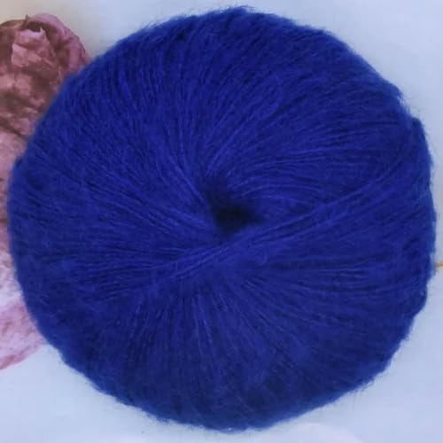 250 g/Menge, 10 Knäuel, DIY, dünnes, weiches Mohair-Garn, Pluah-Garn, Handstricken, Weben, Häkelgarn, 60% Mohair, 40% Acryl von DIRKES