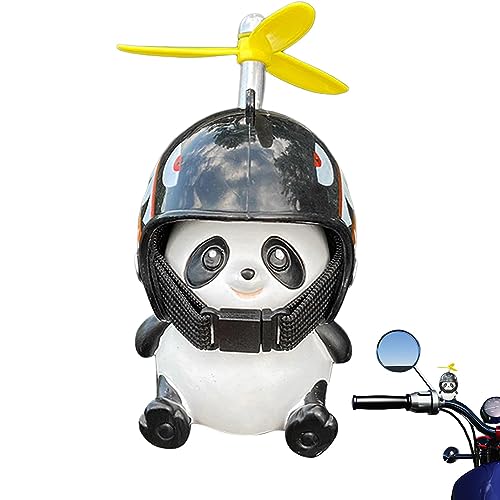 DISPRA Panda-Auto-Armaturenbrett-Ornament | Armaturenbrett-Ornamente für Autos Panda – Lenkerdekoration für Fahrräder und Zubehör für Elektrofahrräder. Design von DISPRA