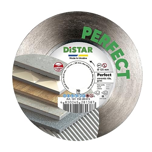 DISTAR Diamanttrennscheibe 1A1R 125mm Perfect ceramic tile gres von DISTAR