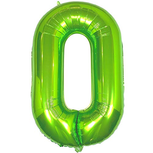 DIWULI Luftballon Geburtstag XXL Grün - Zahl 0 Ballon DIWULI Luftballon Geburtstag XXL Grün - Zahl 0 Ballon von DIWULI
