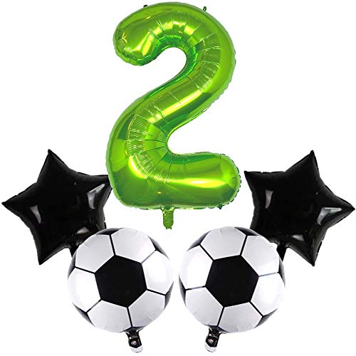 DIWULI Fussball Geburtstag 2 Jahre - Fussball Luftballons DIWULI Fussball Geburtstag 2 Jahre - Fussball Luftballons von DIWULI