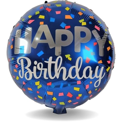 DIWULI Happy Birthday Luftballon - Folien-Ballon Blau Deko DIWULI Happy Birthday Luftballon - Folien-Ballon Blau Deko von DIWULI