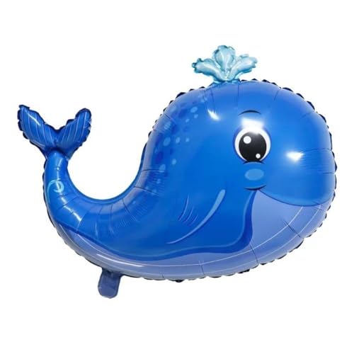 DIWULI Wal Luftballon - Tier-Deko Blau Geburtstagsdeko DIWULI Wal Luftballon - Tier-Deko Blau Geburtstagsdeko von DIWULI