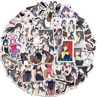 10/30/50PCS Sakurajima Mai Sexy Bunny Girl Japanese Anime Character Stationery Stickers Helmet PVC Decal Laptop School Supplies