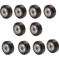 10PCS Creality 3D Printer POM Wheel Plastic Pulley Linear Bearing for Ender 3/Ender 3 ProEnder 3 V2,CR-7,CR-8,CR-10,CR10S,S4,S5