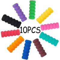 10Pcs Soft Foam Children Pencil Holder Hold Pen Correction Pencil Grips Diamond Painting Grippers Pencil Cushion Colors Random