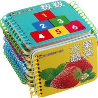 10pcs/set New Early Education Baby Preschool Learning Chinese characters cards with picture ,Left and right brain developme