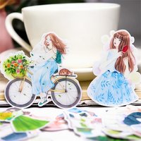 20pcs Handbook Stickers Handbook Cute Diy Photo Album Ins Wind Small Fresh Girl Heart Character Decoration L First Seen