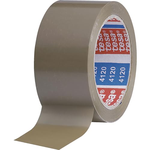 36 x TESA Klebeband Packband 4120 PVC braun, 50 mm x 66 lfm von tesa