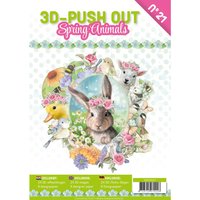 3D-Stanzbogenbuch "Spring Animals" von FINDit