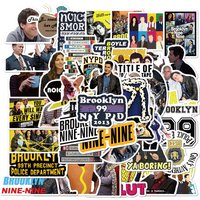 50pcs/set TV Show Brooklyn 99 Stickers Kpop Album Photo Print Stationery Phone Skateboard Suitcase Deco Stickers Kawaii Gift