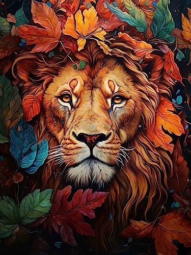 5D Diamond Painting Full Drill Set Tiger, DIY Diamant Painting Bilder Tiere Malen Nach Zahlen Diamant Cross Stitch Stickerei Malerei Kits Arts Craft Für Home Wand-decor 30x40 cm von Sugamm