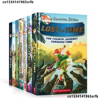 7 Books Geronimo Stilton Journey Through Time Humor Brave Comic Fiction Parent Child Kids Story English Picture story Book