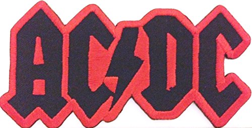 AC DC Aufnäher für Kleidung Patches Bügelbild Aufbügler Iron on Patches Applikation für Kleidung 11 cm