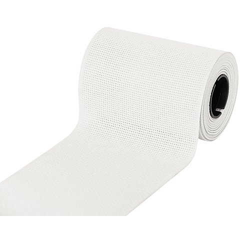 Aida-Stickband, weiß, Breite: 10 cm, 5m-Rolle